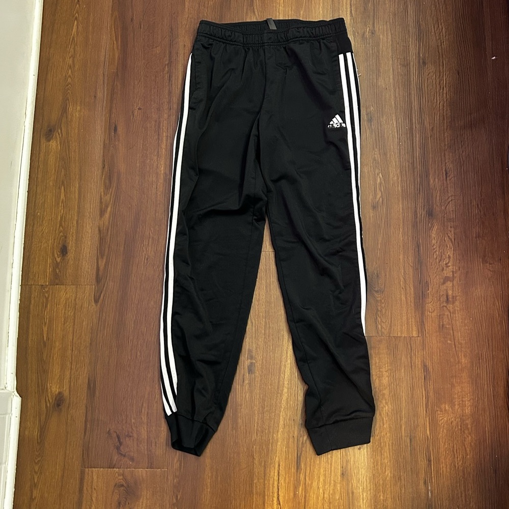 Mens Adidas Black Tiro Track Pants or Joggers with Classic 3 Stripes